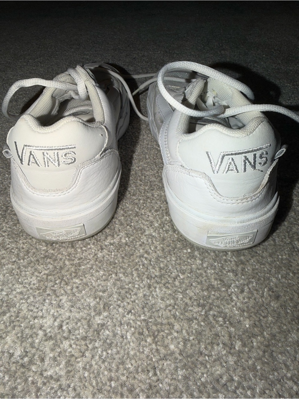 Vans (all white sneakers) men's 5.5 (women's 7)